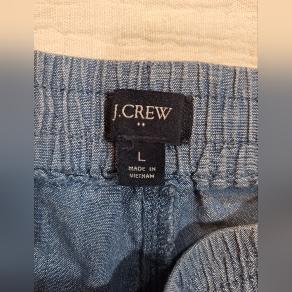 J. Crew High Waist Light Blue Shorts - Picture 4 of 7